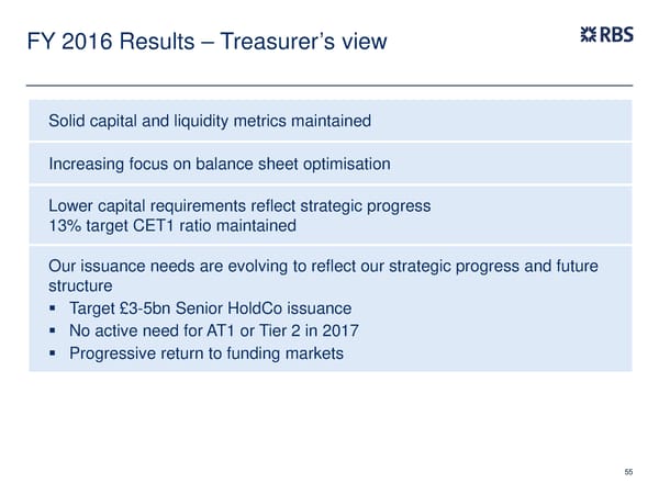 FY Results | RBS Group - Page 55